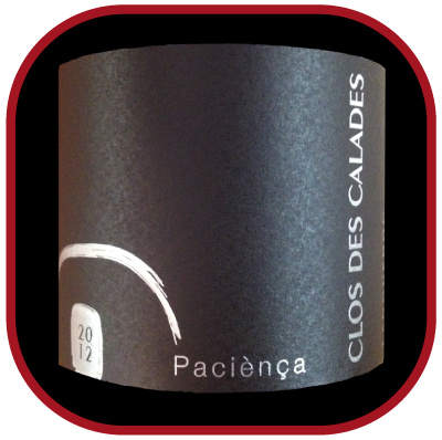 PACIÈNÇA 2012 le vin du Clos Des Calades pour notre blog sur le vin