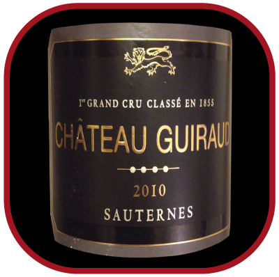 CHÂTEAU GUIRAUD 1ER GRAND CRU CLASSÉ 2010 le vin du Château Guiraud pour notre blog sur le vin