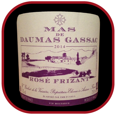 Rosé FRIZANT 2014 le vin du Mas de Daumas Gassac pour notre blog sur le vin