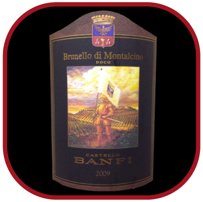 BRUNELLO DI MONTALCINO 2009 le vin du Castello Banfi pour notre blog sur le vin