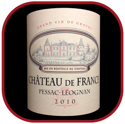 Chateau de France 2010 le vin du chateau de france pour notre blog sur le vin
