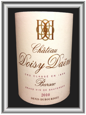 Château Doisy Daëne Barsac 2010 le vin du Mas du Château Doisy Daëne pour notre blog sur le vin