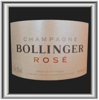 BRUT ROSÉ le champagne de Bollinger pour notre blog sur le vin