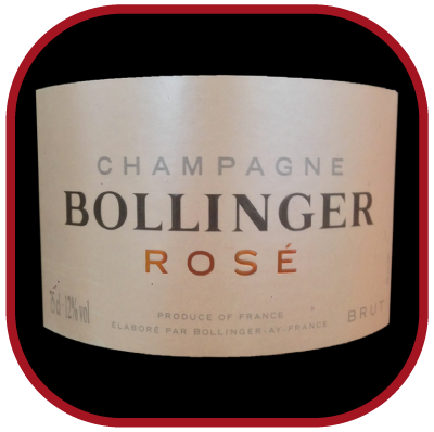 BRUT ROSÉ le champagne de Bollinger pour notre blog sur le vin