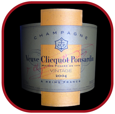 VINTAGE 2004 le champagne de Veuve Clicquot pour notre blog sur le vin