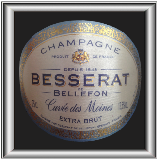 CUVEE DES MOINES EXTRA-BRUT le Champagne de Besserat de Bellefon pour notre blog sur le vin