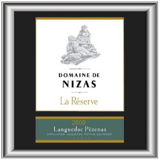 LA RÉSERVE 2009 le vin du Domaine de Nizas pour notre blog sur le vin