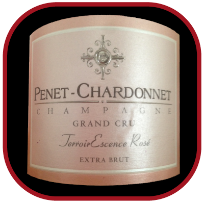 TerroirEscence ROSÉ BRUT NATURE GARAND CRU le champagne de Champagne Penet-Chardonnet pour notre blog sur le vin