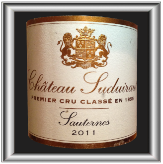 SAUTERNES 2011 le vin du Château Suduiraut pour notre blog sur le vin