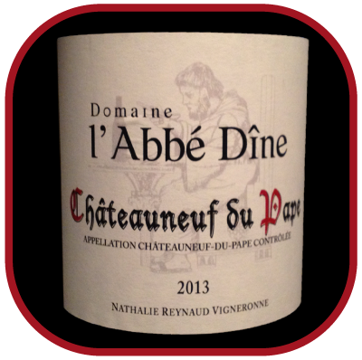 l’Abbé Dîne 2013 le chateauneuf du Pape rouge du Domaine de l’Abbé Dîne pour notre blog sur le vin