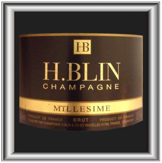 BRUT MILLESIME 2006 le champagne de H.Blin pour notre blog sur le vin 