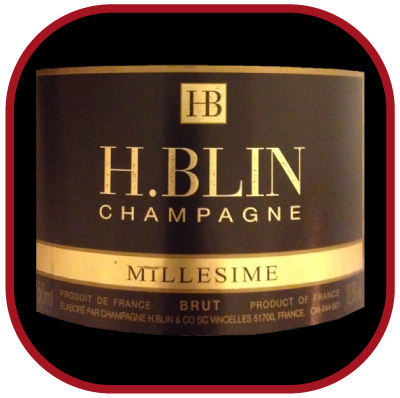 BRUT MILLESIME 2006 le champagne de H.Blin pour notre blog sur le vin