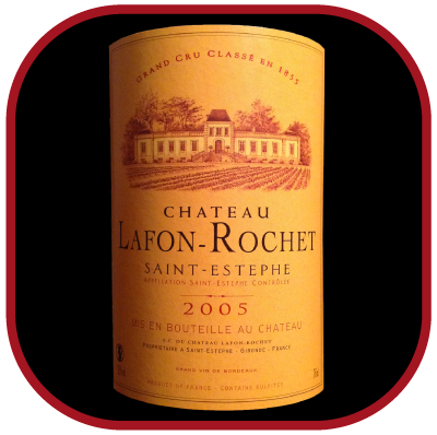 Château LAFON-ROCHET 2005 le Saint-Estèphe du Château LAFFON-ROCHER pour notre blog sur le vin