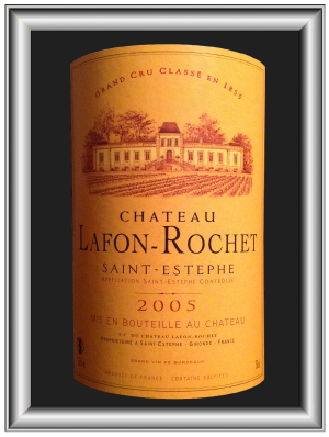 Château LAFON-ROCHET 2005 le Saint-Estèphe du Château LAFFON-ROCHER pour notre blog sur le vin