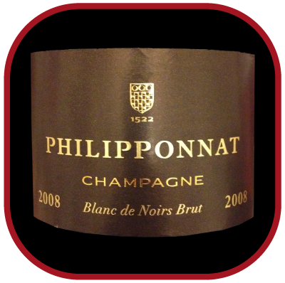 BLANC DE NOIRS BRUT 2008 le Champagne Philipponnat pour notre blog sur le vin