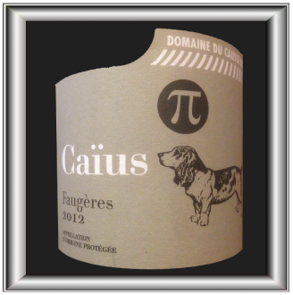 CAÏUS 2012 le Faugère du Domaine du Causse Noir pour notre blog sur le vin