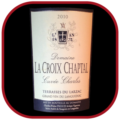 Cuvée Charles 2010 le vin du Domaine La Croix Chaptal pour notre blog sur le vin