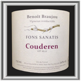 COUDEREN 2012 le vin de Benoît Braujou pour notre blog sur le vin