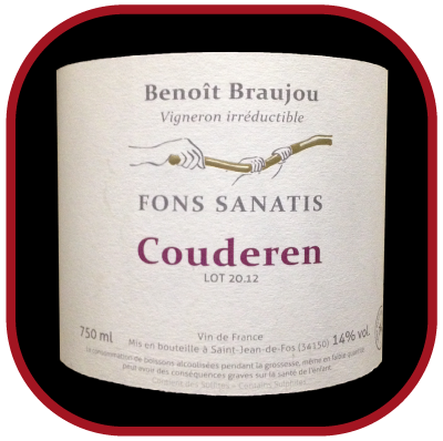 COUDEREN 2012 le vin de Benoît Braujou pour notre blog sur le vin