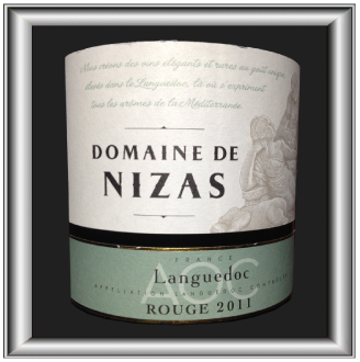 Languedoc Rouge 2011 le vin du Domaine de Nizas pour notre blog sur le vin