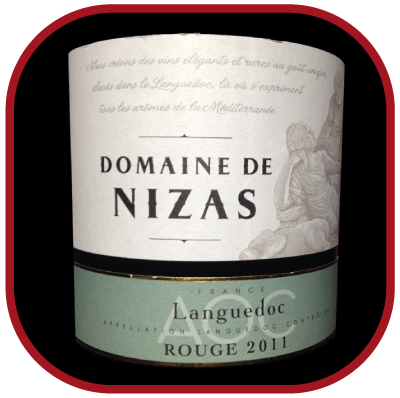 Languedoc Rouge 2011 le vin du Domaine de Nizas pour notre blog sur le vin