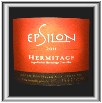 EPSILON 2011 L'Hermitage de la cave de Tain pour notre blog sur le vin