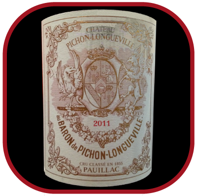 Château Pichon - Longueville Baron 2011 le Pauillac 2e grand cru classé de chateau Pichon Baron pour notre blog sur le vin