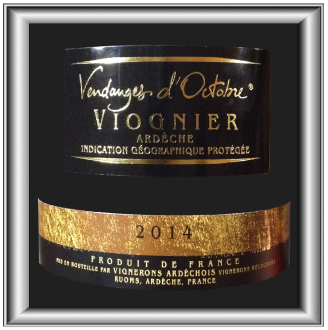 VIOGNIER VENDANGE D’OCTOBRE 2014 le vin des - Vignerons Ardéchois pour notre blog sur le vin
