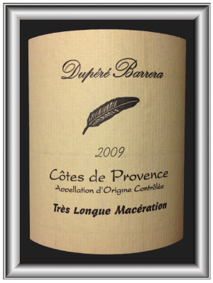 Cuvée Très Longue Macération 2009 le vin du Vignoble Dupéré Barrera pour notre blog sur le vin 