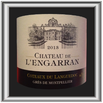 CHATEAU DE L'ENGARRAN 2013 le Grès-de-Montpellier du Château de l'Engarran pour notre blog sur le vin