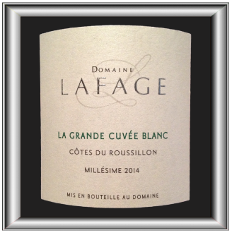 GRANDE CUVEE BLANC 2014 le vin du Domaine Lafage pour notre blog sur le vin