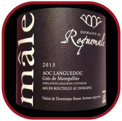 MALE 2013 le Grés de Montpellier du Domaine de Roquemale pour notre blog sur le vin