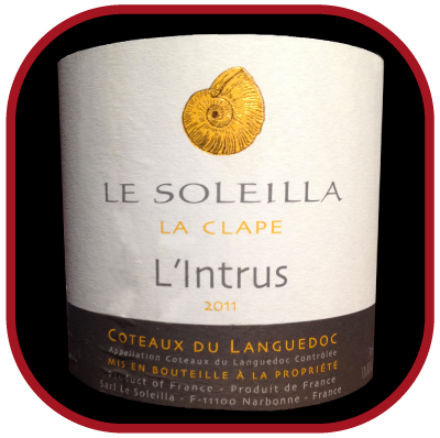 L’INTRUS 2011 le vin du Mas du Soleilla pour notre blog sur le vin