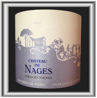 VIEILLES VIGNES 2015 le rosé du Château de Nages pour notre blog sur le vin