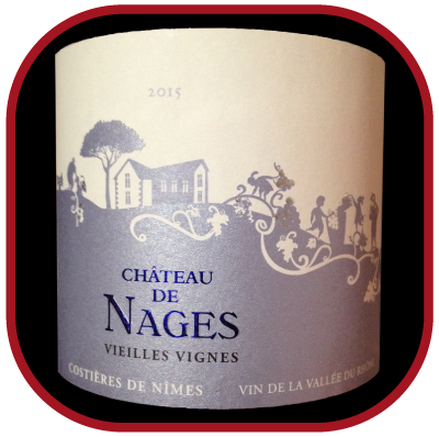 VIEILLES VIGNES 2015 le rosé du Château de Nages pour notre blog sur le vin