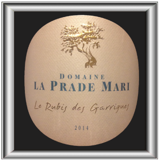 LE RUBIS DES GARRIGUES 2014 le rosé du Domaine La Prade Mari pour notre blog sur le vin
