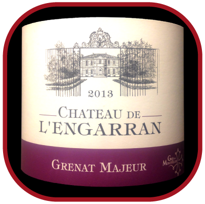 GRENAT MAJEUR 2013 le Grés de Montpellier du Château de l'Engarran pour notre blog sur le vin