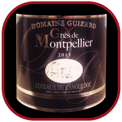GRES DE MONTPELLIER 2013 le vin du Domaine Guizard pour notre blog sur le vin