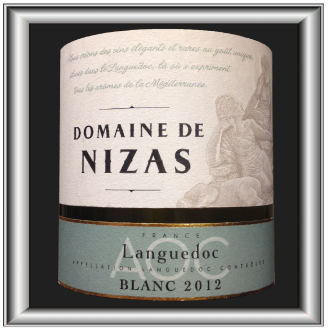 Domaine de Nizas Blanc 2012 un vin du Domaine de Nizas pour notre blog sur le vin