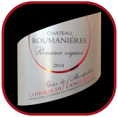 ROMANCE EXQUISE 2014 le Grés de Montpellier du Château Roumanières pour notre blog sur le vin