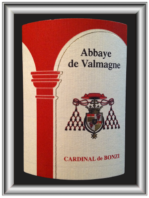 CARDINAL DE BONZI 2012 le Grés de Montpellier de l'Abbaye De Valmagne pour notre blog sur le vin