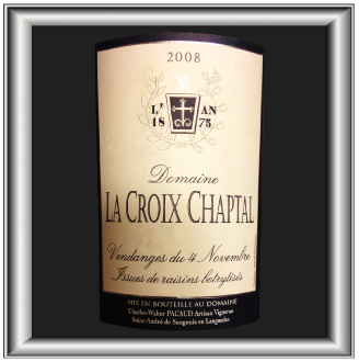 Vendanges du 4 Novembre 2008 Rancio moelleux du Domaine de La Croix Chaptal pour notre blog sur le vin