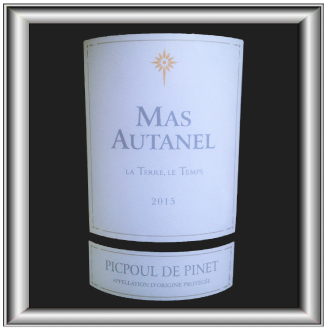 LA TERRE, LE TEMPS 2015 le Picpoul de Pinet du Mas Autanel pour notre blog sur le vin 