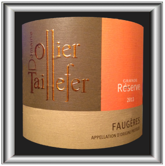 GRANDE RESERVE 2013 le vin rouge du Domaine Ollier Taillefer pour notre blog sur le vin 