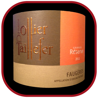 GRANDE RESERVE 2013 le vin rouge du Domaine Ollier Taillefer pour notre blog sur le vin