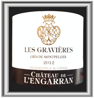 LES GRAVIÈRES 2012 le Grés de Montpellier du Château de l'Engarran pour notre blog sur le vin