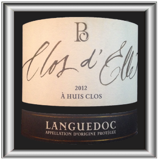 À HUIS CLOS 2012 le vin du Domaine Clos d’Elle 