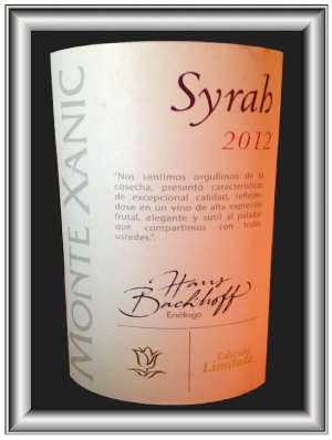 EDICION LIMITADA SYRAH 2012 le vin de la Bodega Monte Xanic pour notre blog sur le vin