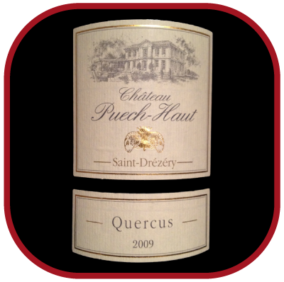 QUERCUS 2009 le parcellaire du Château Puech-Haut pour notre blog sur le vin