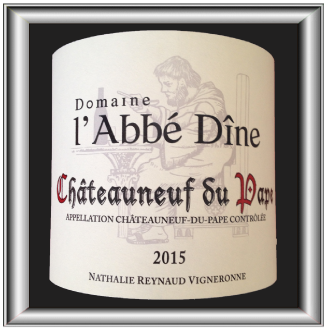 Le Châteauneuf-du-Pape blanc 2015 du Domaine de l’Abbé Dîne par Nathalie Reynaud pour notre blog sur le vin